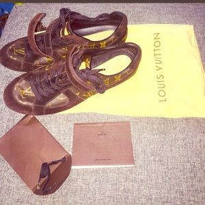 Louis Vuitton sneakers, size 9 1/2